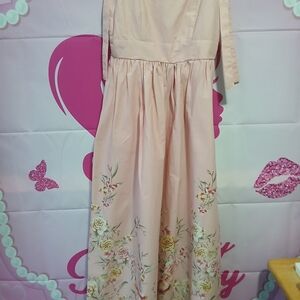 Joie Blush Pink Floral Midi Dress